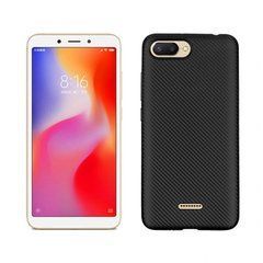 Захисний чохол Carbon TPU для Xiaomi Redmi 6A Чорний