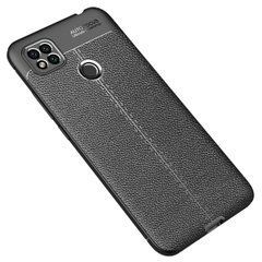Захисний чохол Leather для Xiaomi Redmi 9C / Redmi 10A Чорний