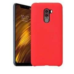 Защитный чехол Original Liquid Case для Xiaomi Pocophone F1 Красный