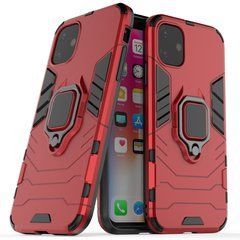 Захисний чохол Strong Guard Ring для iPhone 12 / iPhone 12 Pro Червоний
