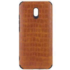 Защитный чехол TPU Croco для Xiaomi Redmi 8a Коричневый