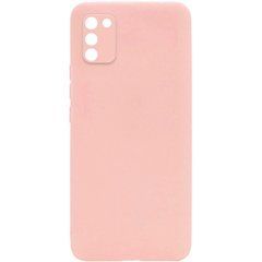 Защитный TPU чехол Softon Full Camera для Samsung A025 Galaxy A02s Розовый