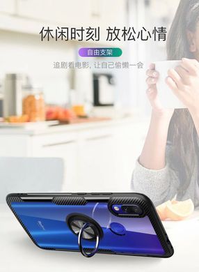 Защитный чехол Crystal Ring для Xiaomi Redmi Note 7 Pro Черный