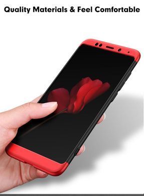 Захисний чохол GKK Full 360 для Xiaomi Redmi 5 Plus Червоний
