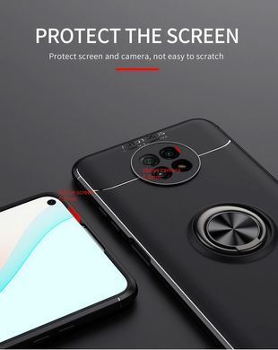 Защитный чехол Color Ring для Xiaomi Redmi Note 9 5G / Redmi Note 9T Черный