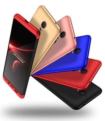 Захисний чохол GKK Full 360 для Xiaomi Redmi 5 Plus Червоний