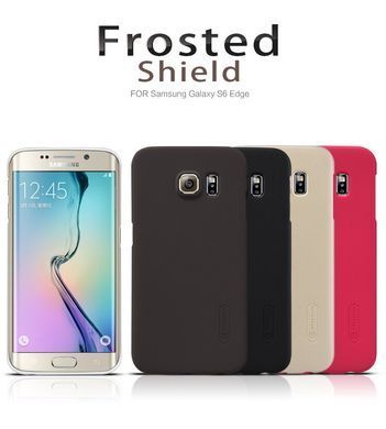 Защитный чехол Nillkin Frosted Shield для Samsung G925F Galaxy S6 Edge Золотистый