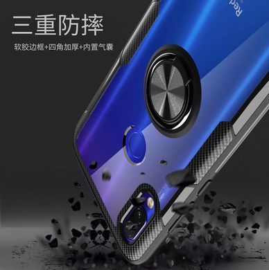 Защитный чехол Crystal Ring для Xiaomi Redmi Note 7 Pro Черный