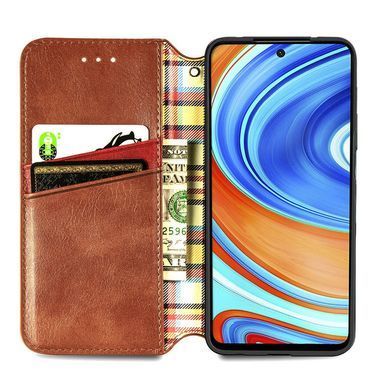 Чохол-книжка Tessero Book для Xiaomi Redmi Note 10 / Redmi Note 10S / Poco M5s Коричневий