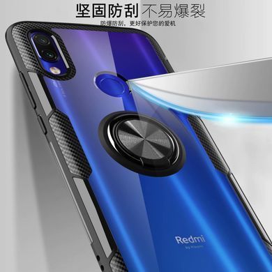 Защитный чехол Crystal Ring для Xiaomi Redmi Note 7 Pro Черный