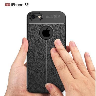 Захисний чохол Leather для iPhone 5 / iPhone 5S / iPhone SE Синій