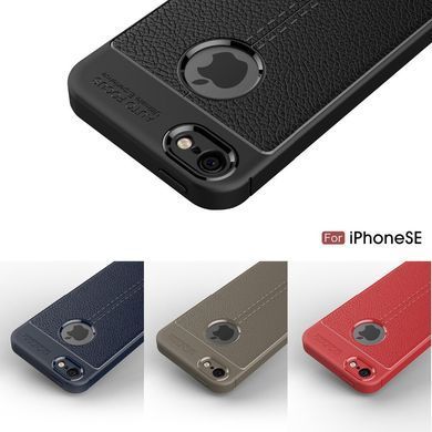 Захисний чохол Leather для iPhone 5 / iPhone 5S / iPhone SE Синій