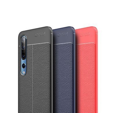 Защитный чехол Leather для Xiaomi Mi 10 / Mi 10 Pro Красный