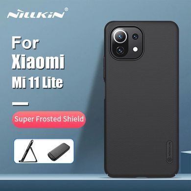 Захисний чохол Nillkin Frosted Shield для Xiaomi Mi 11 Lite / Mi 11 Lite 5G / 11 Lite 5G NE Чорний