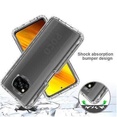 Захисний чохол Security 360 для Xiaomi Poco X3 / X3 NFC / X3 Pro Прозорий