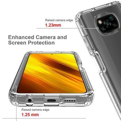 Захисний чохол Security 360 для Xiaomi Poco X3 / X3 NFC / X3 Pro Прозорий