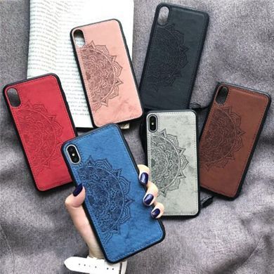 Защитный чехол Textile Decor для Xiaomi Redmi 7A Черный