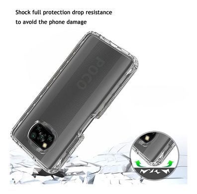 Захисний чохол Security 360 для Xiaomi Poco X3 / X3 NFC / X3 Pro Прозорий