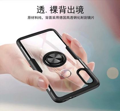 Защитный чехол Crystal Ring для Xiaomi Redmi Note 7 Pro Черный