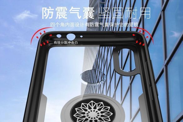 Защитный чехол Crystal Ring для Xiaomi Redmi Note 7 Pro Черный