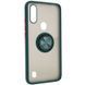 Защитный чехол Ring Buttons для ZTE Blade A7 2020 (с вырезом под сканер) Зеленый