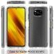 Захисний чохол Security 360 для Xiaomi Poco X3 / X3 NFC / X3 Pro Прозорий