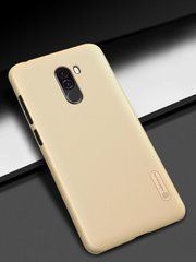 Защитный чехол Nillkin Frosted Shield для Xiaomi Pocophone F1 Золотистый