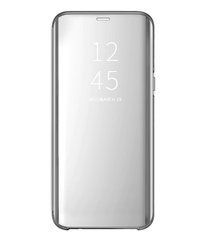 Чехол-книжка Clear View Mirror для Samsung A715F Galaxy A71 2020 Серебристый