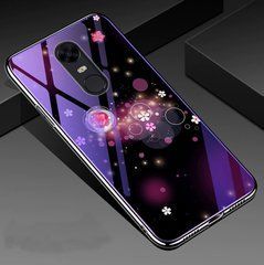 Защитный чехол Fantasy с глянцевыми торцами для Xiaomi Redmi 5 (пузырьки и цветы) Малиновый
