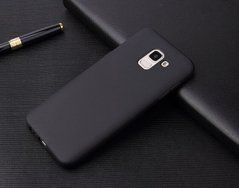 Защитный чехол TPU Matte для Samsung J600 Galaxy J6 2018 Черный