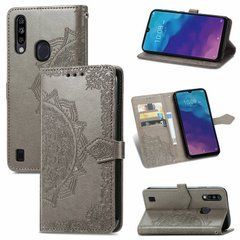 Чехол-книжка Art Book для ZTE Blade A7 2020 (с вырезом под сканер) Серый