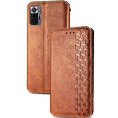 Чехол-книжка Tessero Book для Xiaomi Redmi Note 10 Pro / 10 Pro Max Коричневый
