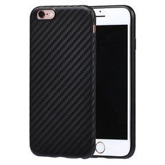 Защитный чехол Carbon TPU для iPhone 6 / 6S Черный