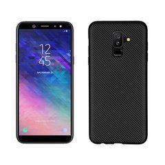 Захисний чохол Carbon TPU для Samsung A605 Galaxy A6 Plus / Galaxy J8 Plus 2018 Чорний
