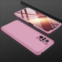 Защитный чехол GKK Full 360 для Xiaomi Redmi Note 10 Pro / 10 Pro Max Розовый