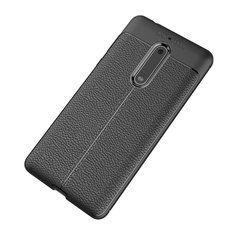 Захисний чохол Leather для Nokia 5 2017 Чорний