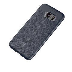 Защитный чехол Leather для Samsung G935F Galaxy S7 Edge Синий