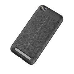 Защитный чехол Leather для Xiaomi Redmi 5A Черный