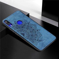 Защитный чехол Textile Decor для Xiaomi Redmi 7 Синий