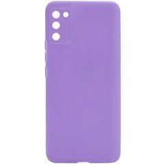 Защитный TPU чехол Softon Full Camera для Samsung A025 Galaxy A02s Сиреневый