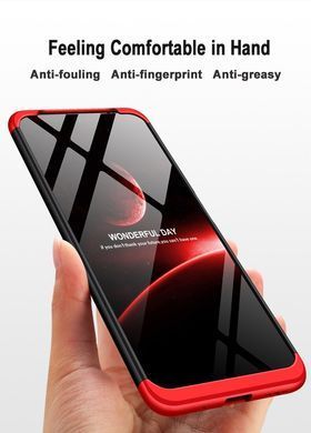 Защитный чехол GKK Full 360 для Xiaomi Redmi 10 Черный / Красный