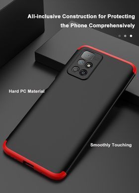 Защитный чехол GKK Full 360 для Xiaomi Redmi 10 Черный / Красный