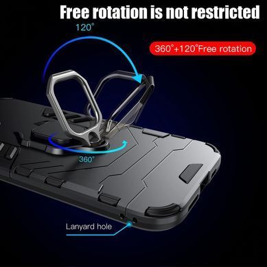 Захисний чохол Strong Guard Ring для iPhone 12 Pro Max Navy