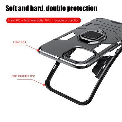 Захисний чохол Strong Guard Ring для iPhone 12 Pro Max Navy