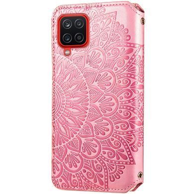 Чехол-книжка Flower Book для Samsung A125F Galaxy A12 / A127F Galaxy A12 Nacho / Galaxy A12s / Galaxy M12 Розовый