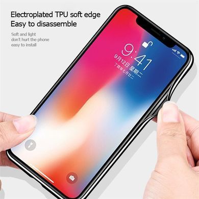 Захисний чохол Fantasy з глянцевими торцями для iPhone 10 (X) / iPhone XS (тюльпани) Рожевий