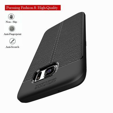 Защитный чехол Leather для Samsung G935F Galaxy S7 Edge Синий