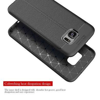 Защитный чехол Leather для Samsung G935F Galaxy S7 Edge Синий