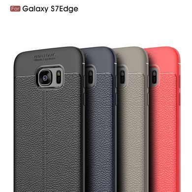 Защитный чехол Leather для Samsung G935F Galaxy S7 Edge Синий