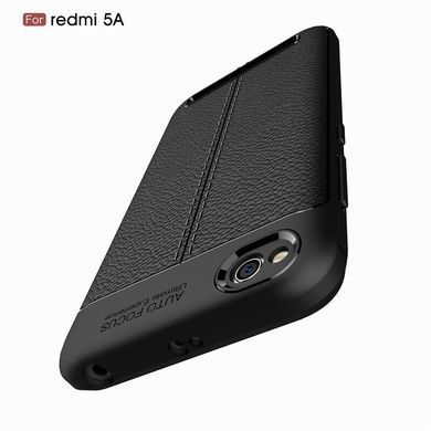 Защитный чехол Leather для Xiaomi Redmi 5A Черный